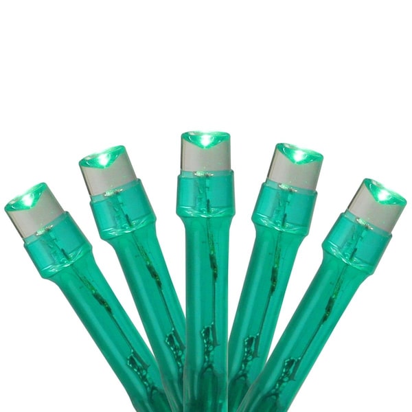 Go-Go 20 Battery Operated Green LED Wide Angle Christmas Lights with 6.25 ft. Green Wire GO1763792 - main